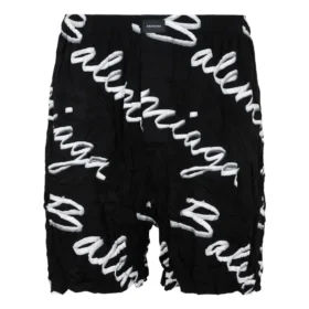 Bermudashorts mit Scribble-Logo «Black» 672410TML131070