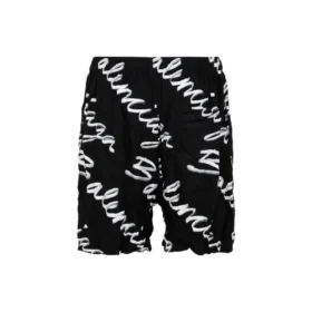 Bermudashorts mit Scribble-Logo «Black» 672410TML131070