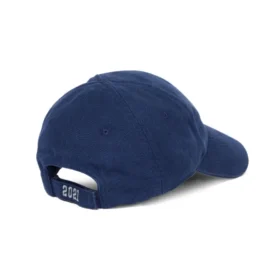 Bestickte Pride-Baseballkappe aus Baumwoll-Twill «Blau» 670810410B24000