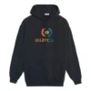 Bestickter Hoodie Schwarz 570798TEV501000