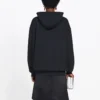 Bestickter Hoodie Schwarz 570798TEV501000