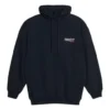 Bestickter Oversize-Hoodie mit Political Campaign-Aufdruck «Black White» 620947TKVI91070