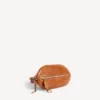 Bolero-Bowling-Tasche für Damen, Mini, in hellbraunem Cowboy-Leder