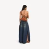 Bolero-Bowling-Tasche für Damen, Mini, in hellbraunem Cowboy-Leder
