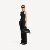Bolero-Bowling-Tasche für Damen, mittelgross, in Schwarz Bolero-Bowling-Tasche für Damen, mittelgross, in Schwarz