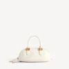 Bolero-Bowling-Tasche Mini für Damen in Creme Bolero-Bowling-Tasche Mini für Damen in Creme