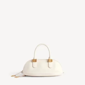 Bolero-Bowling-Tasche Mini für Damen in Creme