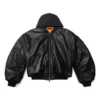 Bomberjacke mit Kapuze «Black» 750953TOS171000