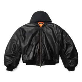 Bomberjacke mit Kapuze «Black» 750953TOS171000