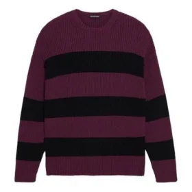 Border BB Strickpullover «Purple Black» 608760T31621087