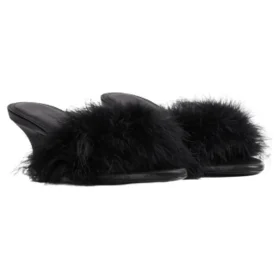 Boudoir 70-mm-Sandalen «Black Feathers» 787447W0WMQ1000