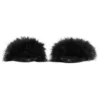 Boudoir 70-mm-Sandalen «Black Feathers» 787447W0WMQ1000