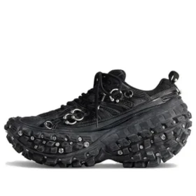 Bouncer Screw Sneaker «Black Mesh and Nylon with Piercing» 685613W2RAG1081