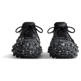 Bouncer Screw Sneaker «Black Mesh and Nylon with Piercing» 685613W2RAG1081