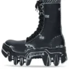 Bulldozer Schnürstiefel «Black Outline Calfskin» 672502WBEF21090