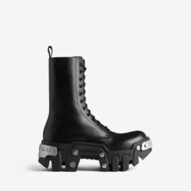 Bulldozer-Stiefel für Herren in Schwarz