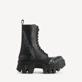 Bulldozer-Stiefeletten für Herren in Schwarz