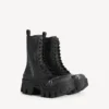 Bulldozer-Stiefeletten für Herren in Schwarz Bulldozer-Stiefeletten für Herren in Schwarz