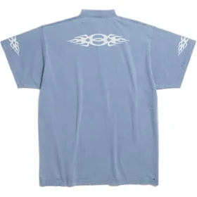 Burning Unity T-Shirt Oversized «Hellblau» 787349TQVW74164