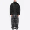 C-förmige Daunenjacke «Schwarz» 621982TYD331000
