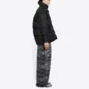 C-förmige Daunenjacke «Schwarz» 621982TYD331000