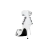 Cagole 110 mm Sandalen «White Arena Lambskin» 743057WAD4E9081
