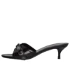 Cagole 50-mm-Sandalen «Black Arena Lambskin» 694350WAD4E1081