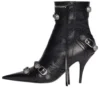 Cagole 90-mm-Stiefeletten «Black Arena Lambskin» 694379WAD4E1081