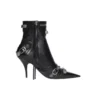 Cagole 90-mm-Stiefeletten «Black Arena Lambskin» 694379WAD4E1081