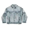 Cagole Oversize-Jacke «Blue» 764521TDW144016