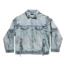 Cagole Oversize-Jacke «Blue» 764521TDW144016