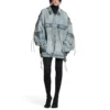 Cagole Oversize-Jacke «Blue» 764521TDW144016