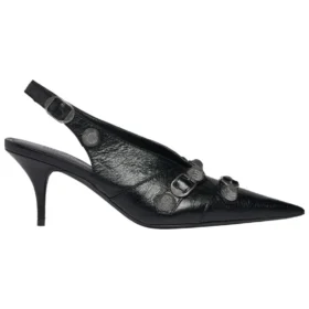 Cagole Slingback-Pumps mit 70 mm Absatz «Black» 714251WAD4E1081