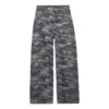 Camouflage-Jeans mit weitem Bein «Grey» 641456TJW551055