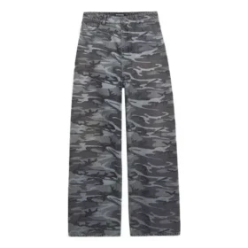 Camouflage-Jeans mit weitem Bein «Grey» 641456TJW551055