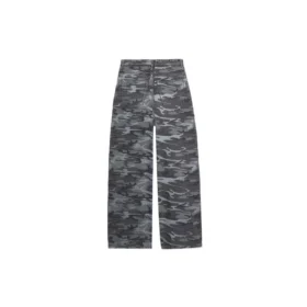 Camouflage-Jeans mit weitem Bein «Grey» 641456TJW551055