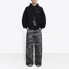 Camouflage-Jeans mit weitem Bein «Grey» 641456TJW551055