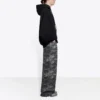 Camouflage-Jeans mit weitem Bein «Grey» 641456TJW551055