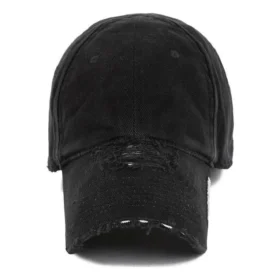 Cap mit Used-Look-Schirm «Black» 744300410B21077 Cap mit Used-Look-Schirm «Black» 744300410B21077