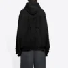 Caps Destroyed Hoodie «Black White» 659403TKVB61093