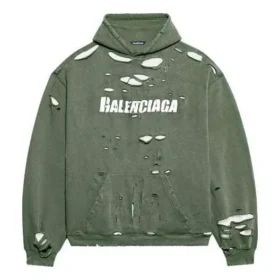 Caps Destroyed Hoodie «Grün» 659403TKVB63011