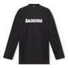 Caps Oversized-Langarm-T-Shirt «Black» 681046TNVL11070