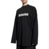 Caps Oversized-Langarm-T-Shirt «Black» 681046TNVL11070