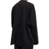Caps Oversized-Langarm-T-Shirt «Black» 681046TNVL11070