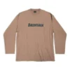 Caps Oversized-Langarm-T-Shirt «Khaki» 681046TNVL17761
