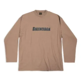 Caps Oversized-Langarm-T-Shirt «Khaki» 681046TNVL17761