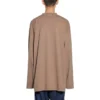 Caps Oversized-Langarm-T-Shirt «Khaki» 681046TNVL17761
