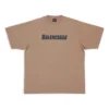 Caps T-Shirt Boxy Fit «Tan» 651795TNVL17761