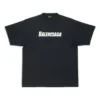 Caps T-Shirt, Boxy-Passform «Schwarz» 651795TNVL11070