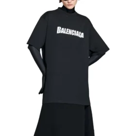 Caps T-Shirt, Boxy-Passform «Schwarz» 651795TNVL11070